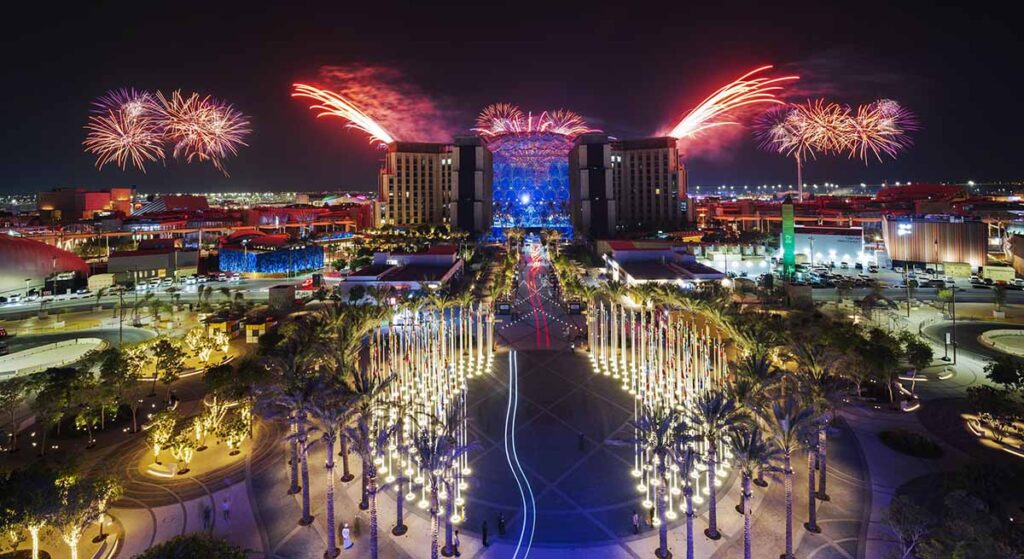 Expo 2020 Opening Ceremony fireworks