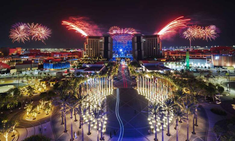 Expo 2020 Opening Ceremony fireworks