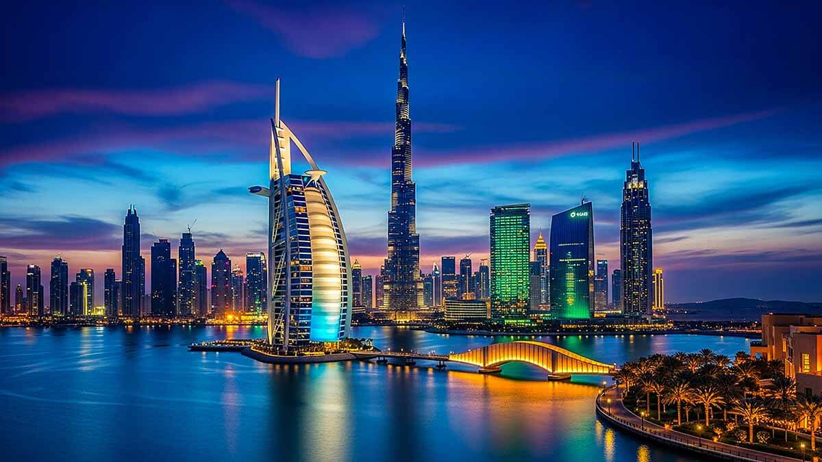 برج خليفة وبرج العرب