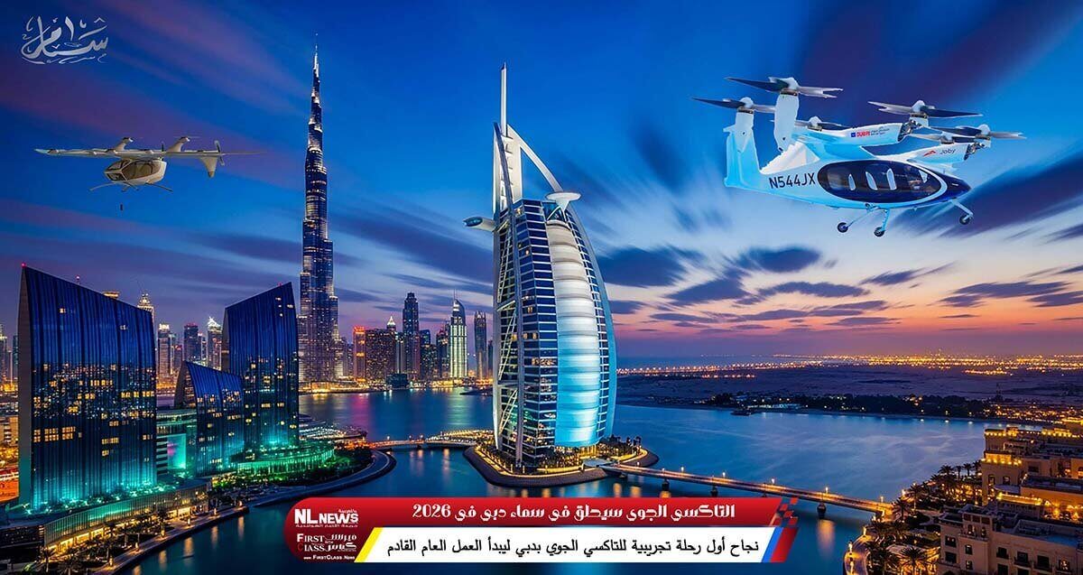 التاكسي الجوي سيحلق في سماء دبي في 2026
