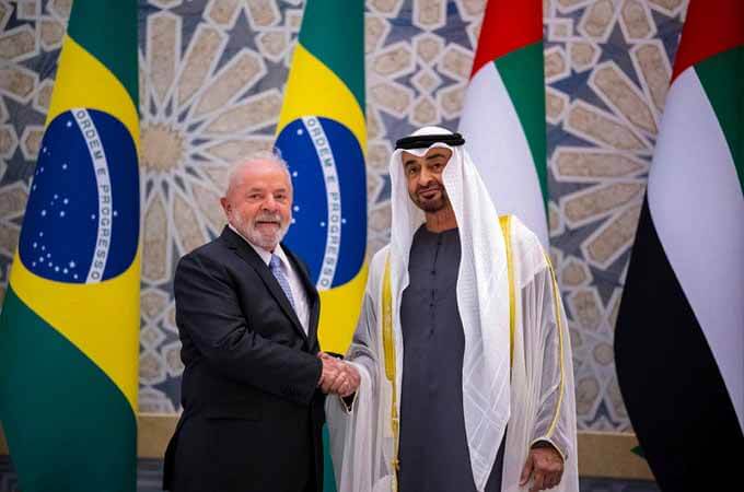الرئيسان البرازيلي والإماراتي يبحثان تعزيز الشراكة الاستراتيجية