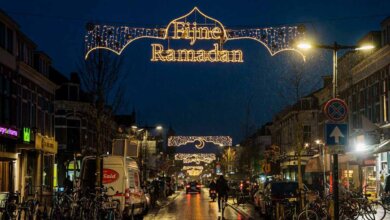 بلدية أوتريخت الهولندية تزيين شوارعها بإضاءات رمضانية