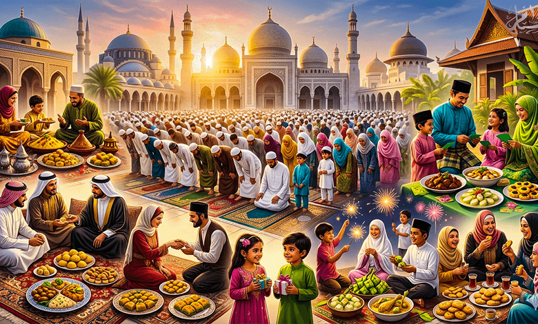 عيد الفطر حول العالم، شعائر موحدة وخصوصية التقاليد