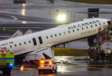 مقتل شخصين بحادث تصادم طائرة بمركبة في مطار بنيويورك