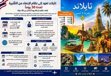تايلاند تُنهي الإعفاء السياحي لـ60 يوماً وتعود إلى نظام الـ30 يوماً لتعزيز الرقابة على التأشيرات
